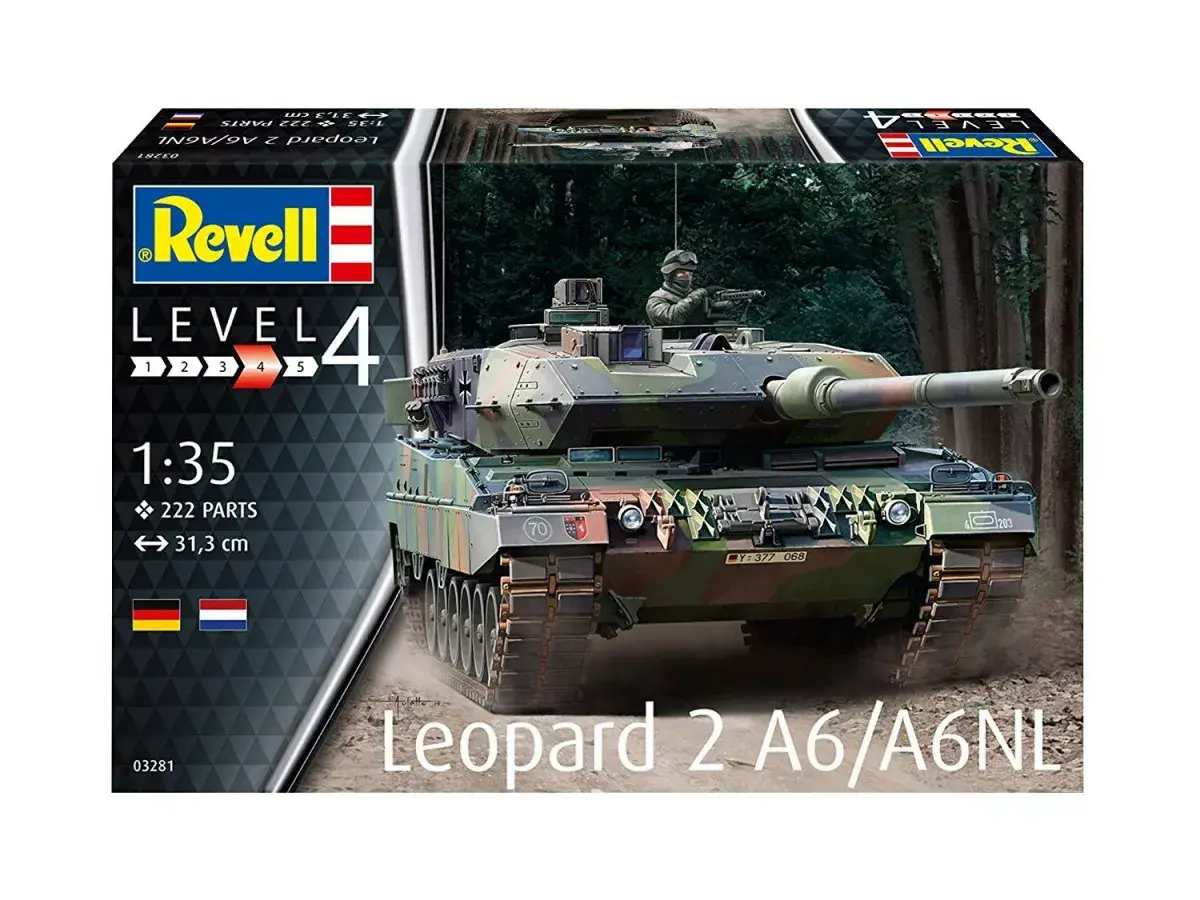 REVELL Leopard 2A6/A6NL пластиковая модель 1:72 Photo 2