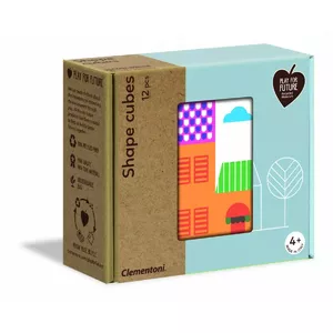Clementoni Cubes City Shapes — educational stacking cubes set, 50175