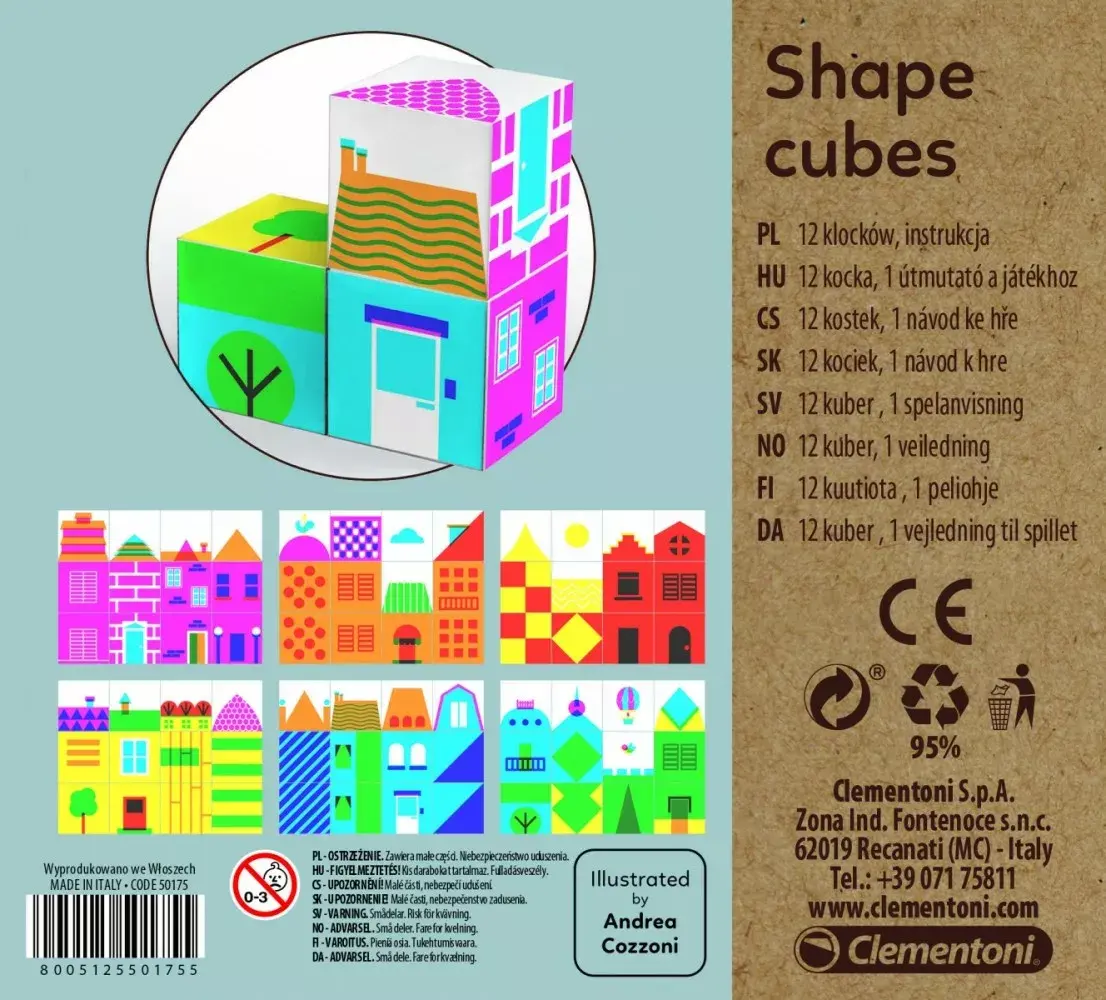 Clementoni Cubes City Shapes — attīstošs komplekts Photo 3