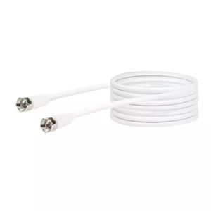 Schwaiger KVC250 052 coaxial cable 5 m F-type White