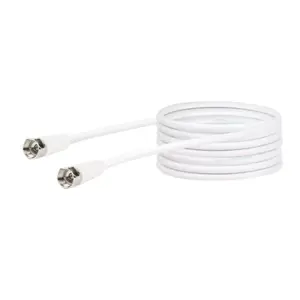 Coaxial Cable Schwaiger KVC250 052 F-type 5 m White