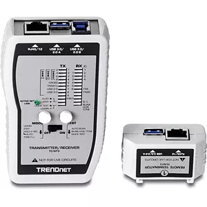 Trendnet TC-NT3 datortīkla vadu testeris Sudrabs