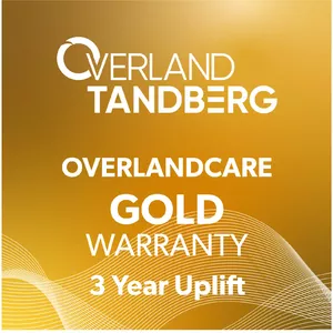 Overland-Tandberg OverlandCare Gold Warranty Coverage, 3 year uplift, RDX QuikStation 4