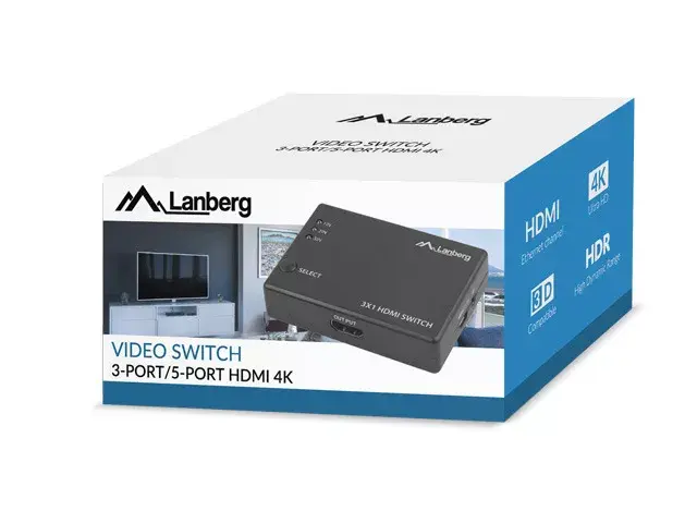 LANBERG HDMI коммутатор SWV-HDMI-0003 Photo 6
