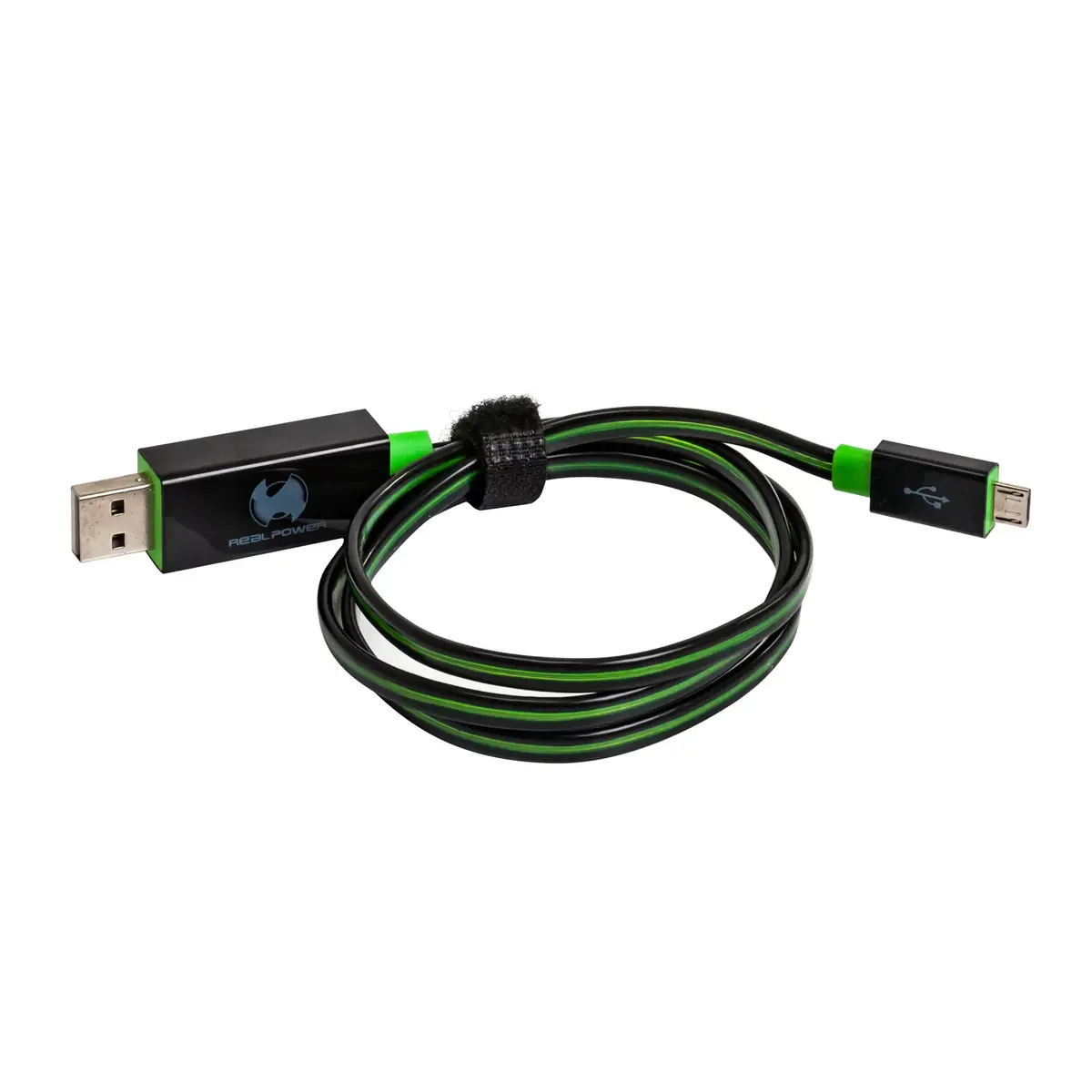 USB Cable RealPower A/Micro-USB B Photo 2