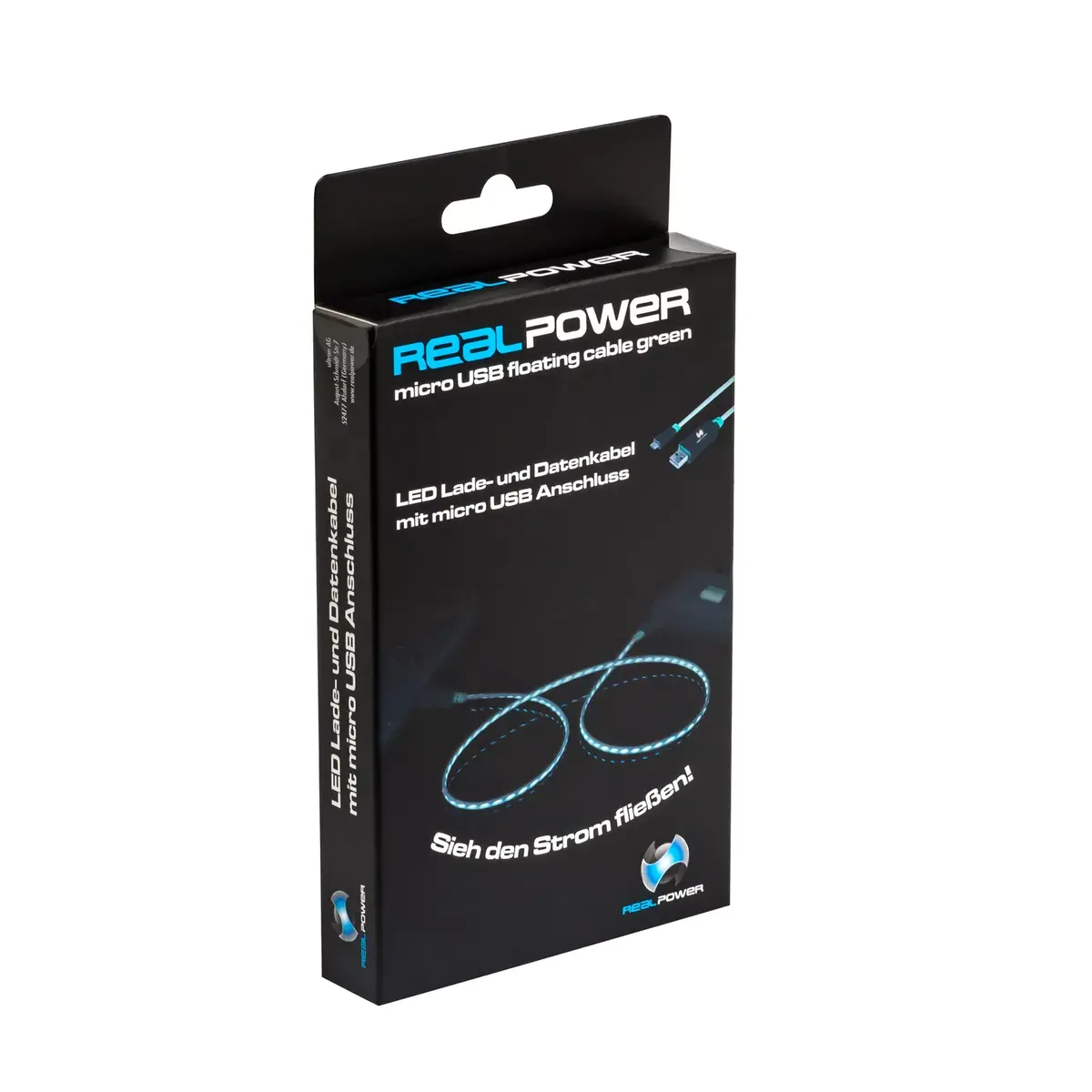 USB Cable RealPower A/Micro-USB B Photo 3