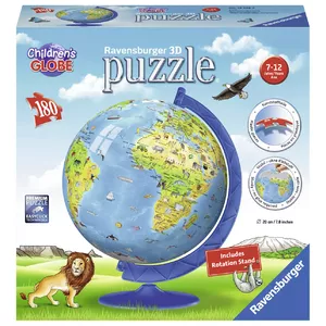 3D-пазл-глобус Ravensburger — 180 элементов, Ø 265 мм, для детей от 6 лет