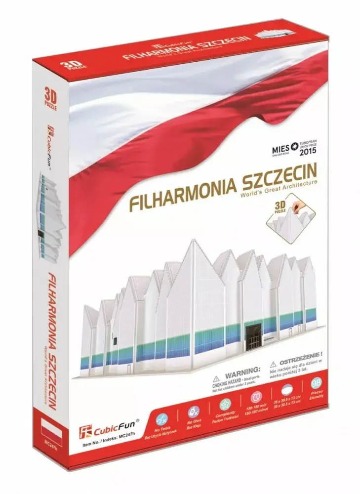 3D-пазл Cubicfun Szczecin Philharmonic Photo 3