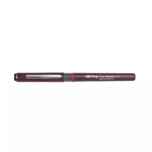 Retractable gel pen Rotring 1904756 Black Burgundy
