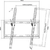 Tilt TV Wall Mount Bracket Equip 32"-55" Photo 4