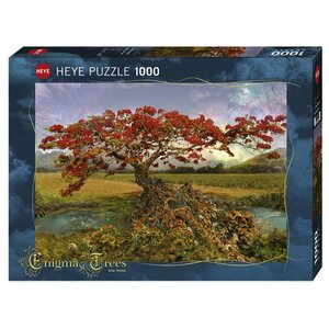 Heye Puzzle Strontium Tree Puzle 1000 pcs Ainava