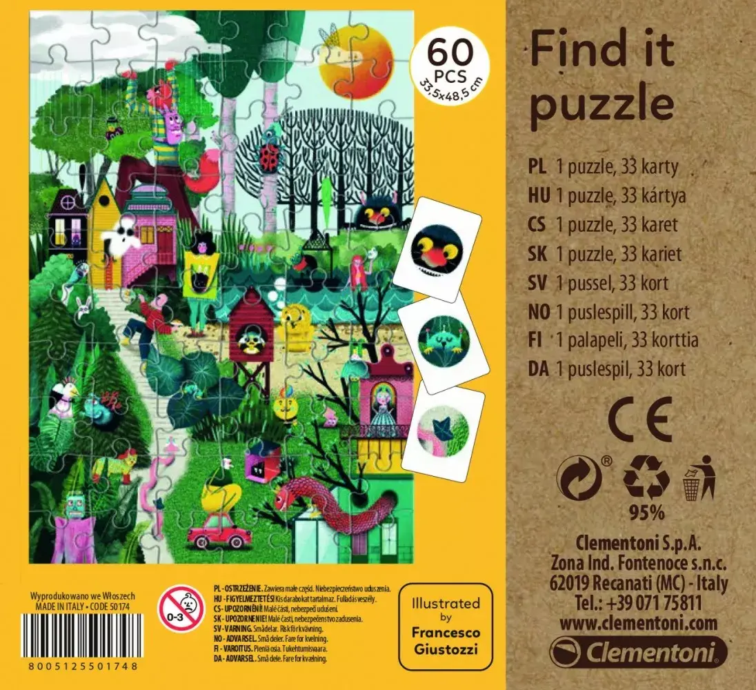 Puzzle Find it autumn Clementoni 50174 Photo 3