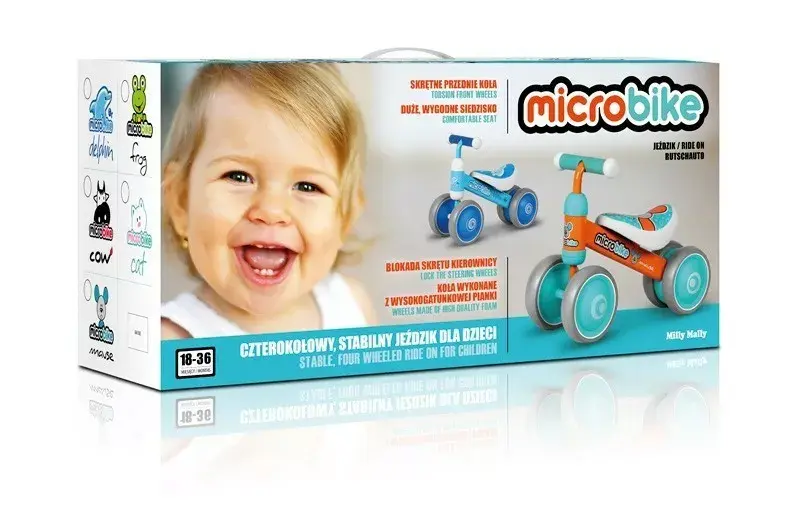 Bērnu skrējritenis milly mally Vehicle Micro Puppy Photo 2