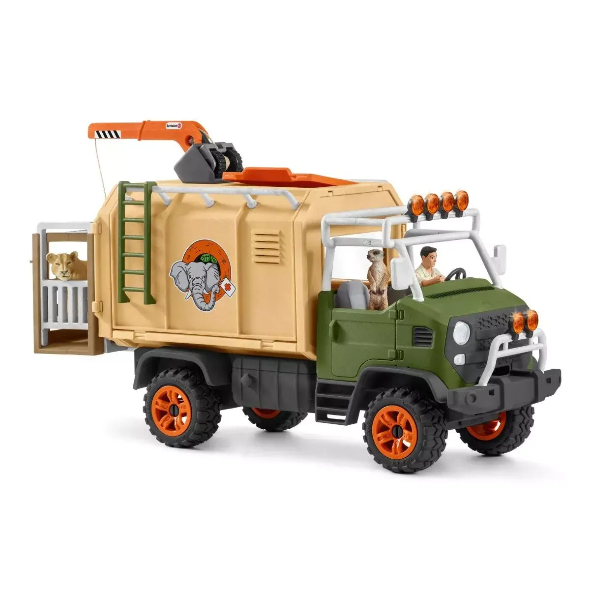 Грузовик для спасения животных Schleich WILD LIFE 42475 Photo 2