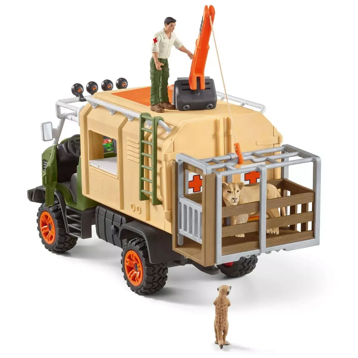 Грузовик для спасения животных Schleich WILD LIFE 42475 Photo 3