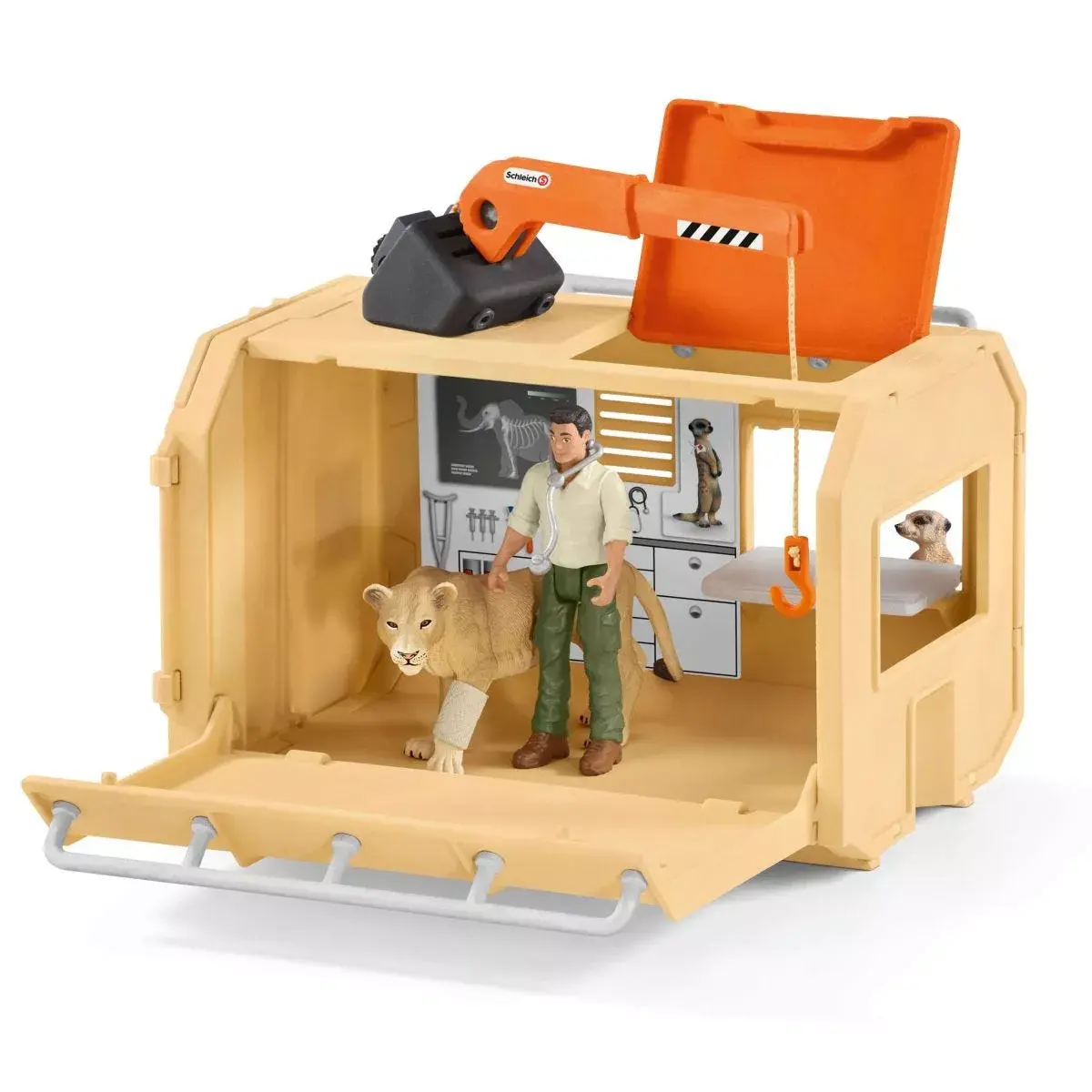Грузовик для спасения животных Schleich WILD LIFE 42475 Photo 9