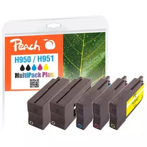 Картридж Peach HP Nr.950/951 MultiPackPlus Черный Голубой Пурпурный Желтый