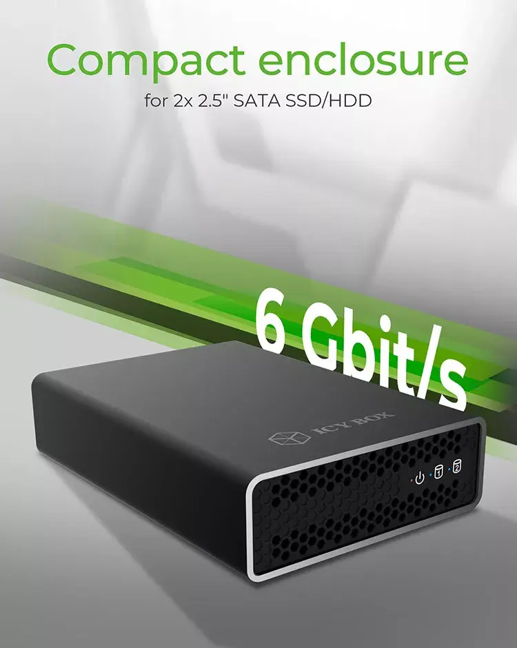 RAIDSONIC IB-RD2253-U31 HDD/SSD enclosure Photo 6