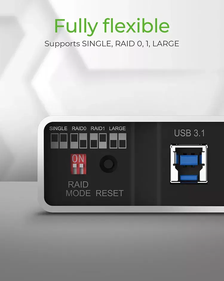 RAIDSONIC IB-RD2253-U31 HDD/SSD enclosure Photo 8