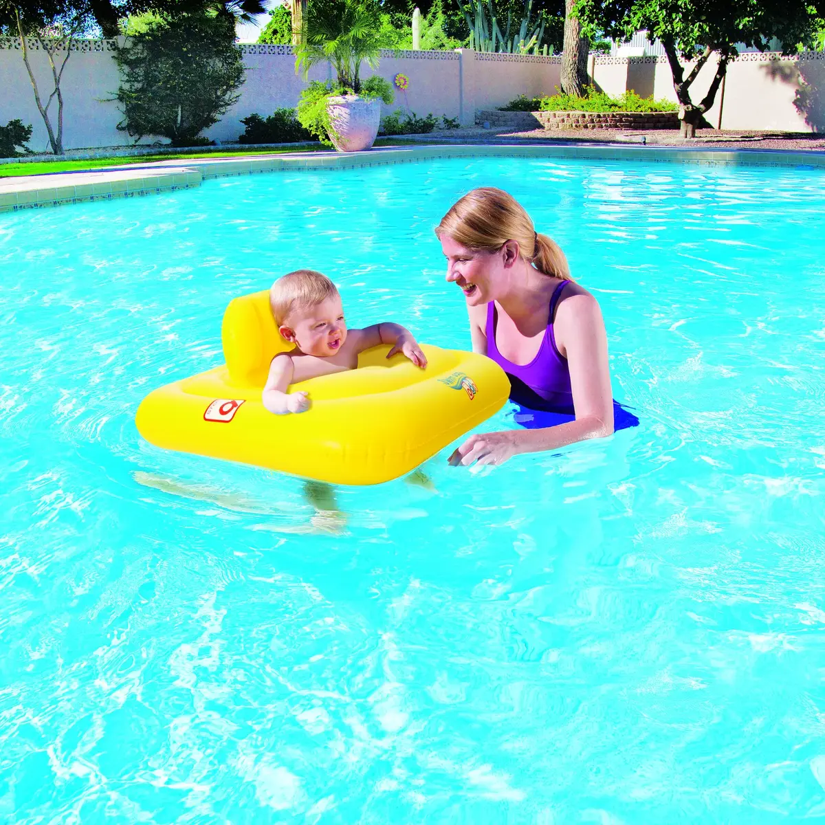 Peldes sēdeklis Bestway Swim Safe Baby Seat Support Step A Photo 3