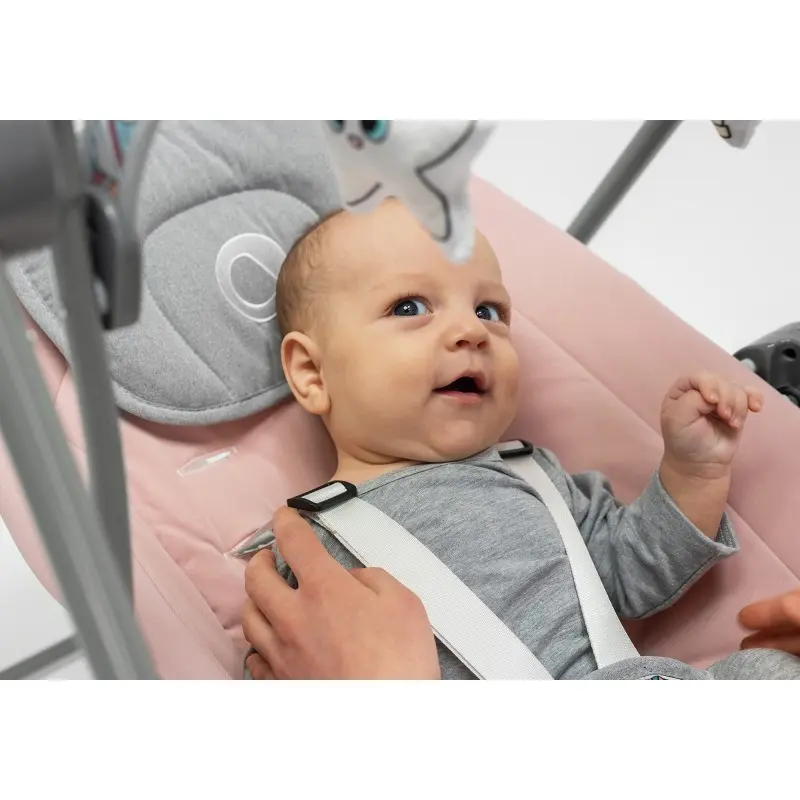 Bērnu šūpuļkrēsls Lionelo OTTO COZY GREY Photo 3