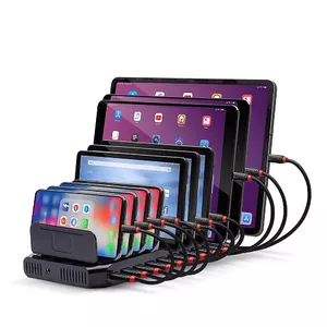 Brīvi stāvoša USB uzlādes stacija Lindy 96W 10 porti