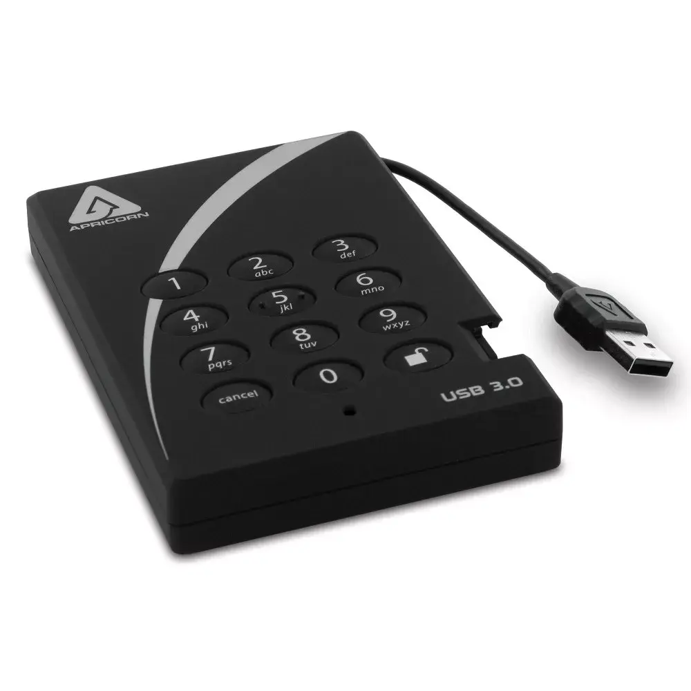 Внешний жесткий диск Apricorn 2TB Aegis Padlock Photo 2