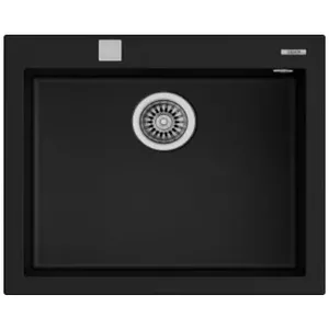 Flush-mounted sink TEKA Forsquare 50.40 TG Rectangular — Tegranite, 1 bowl