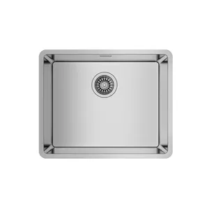 Teka BELinea RS15 50.40 Undermount Single Bowl Kitchen Sink, 18/10 Stainless Steel