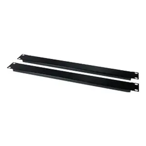 APC 1U Airflow Management Blanking Panel Kit Qty 2 Metal Black AR8108BLK