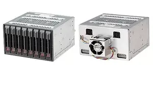 Computer case Supermicro M28SACB Black — compact chassis 146×85×187 mm, 1 fan (Ø 40 mm)