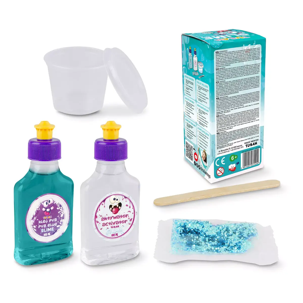 Набор для слайма TUBAN DIY Super Slime Арбуз Photo 3