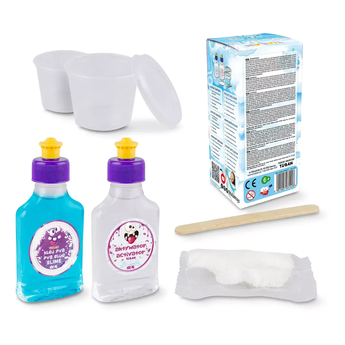 TUBAN DIY Super Slime Cloud komplekts Photo 3