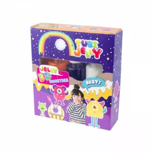 TUBAN Tubi Jelly набор — 3 цвета, дизайн Monsters, сжимаемые сенсорные игрушки