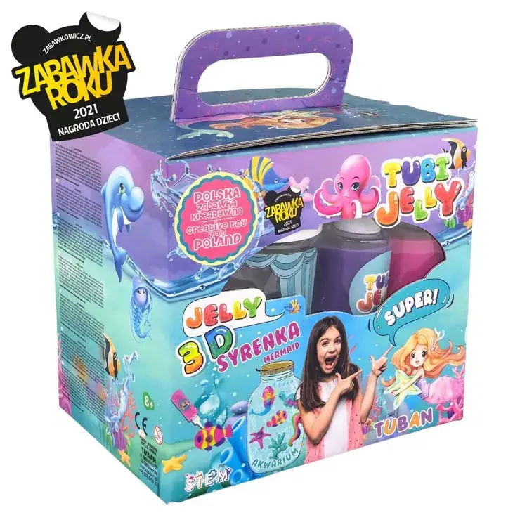 Набор TUBAN Tubi Jelly 6 цветов Аквариум Русалка Photo 2