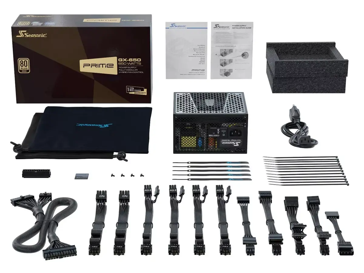 Блок питания Seasonic Prime GX-650 650 Вт Photo 8