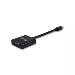 Кабель-переходник Mini DisplayPort — HD15 (VGA) EQUIP, 0,17 м, черный