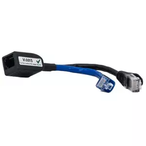 Сетевой кабель Barox VI-0015 RJ-45 на 2 x RJ-45 1м Черный Синий