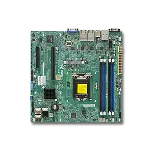 Supermicro X10SLM+-LN4F Intel® C224 LGA 1150 (разъем H3) Микро ATX