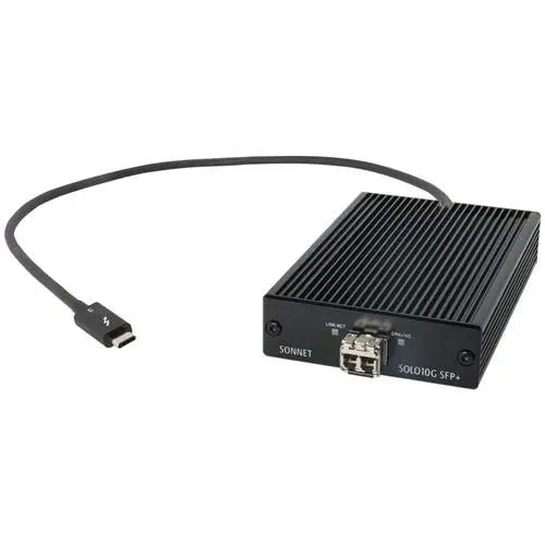 SFP+ šķiedru adapteris Sonnet Solo10G SFP+
