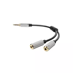 Audio Cable Sharkoon 0.12m 3.5mm/2x3.5mm