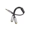 Audio Cable Sharkoon 0.12m 3.5mm/2x3.5mm Photo 3