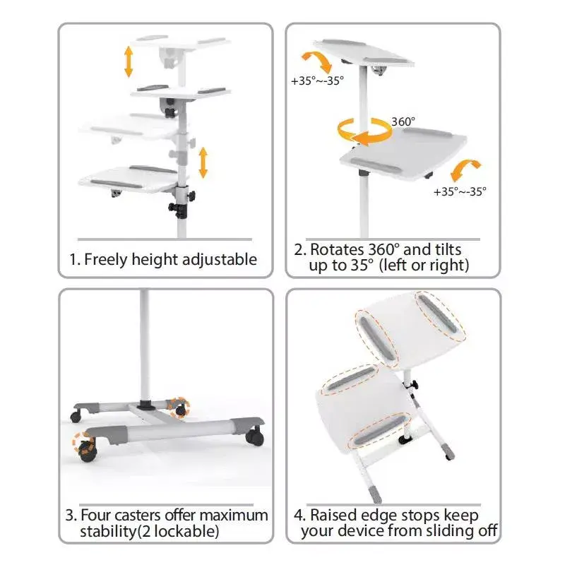 Multimedia trolley TECHLY ICA-TB-TPM-6 Photo 4
