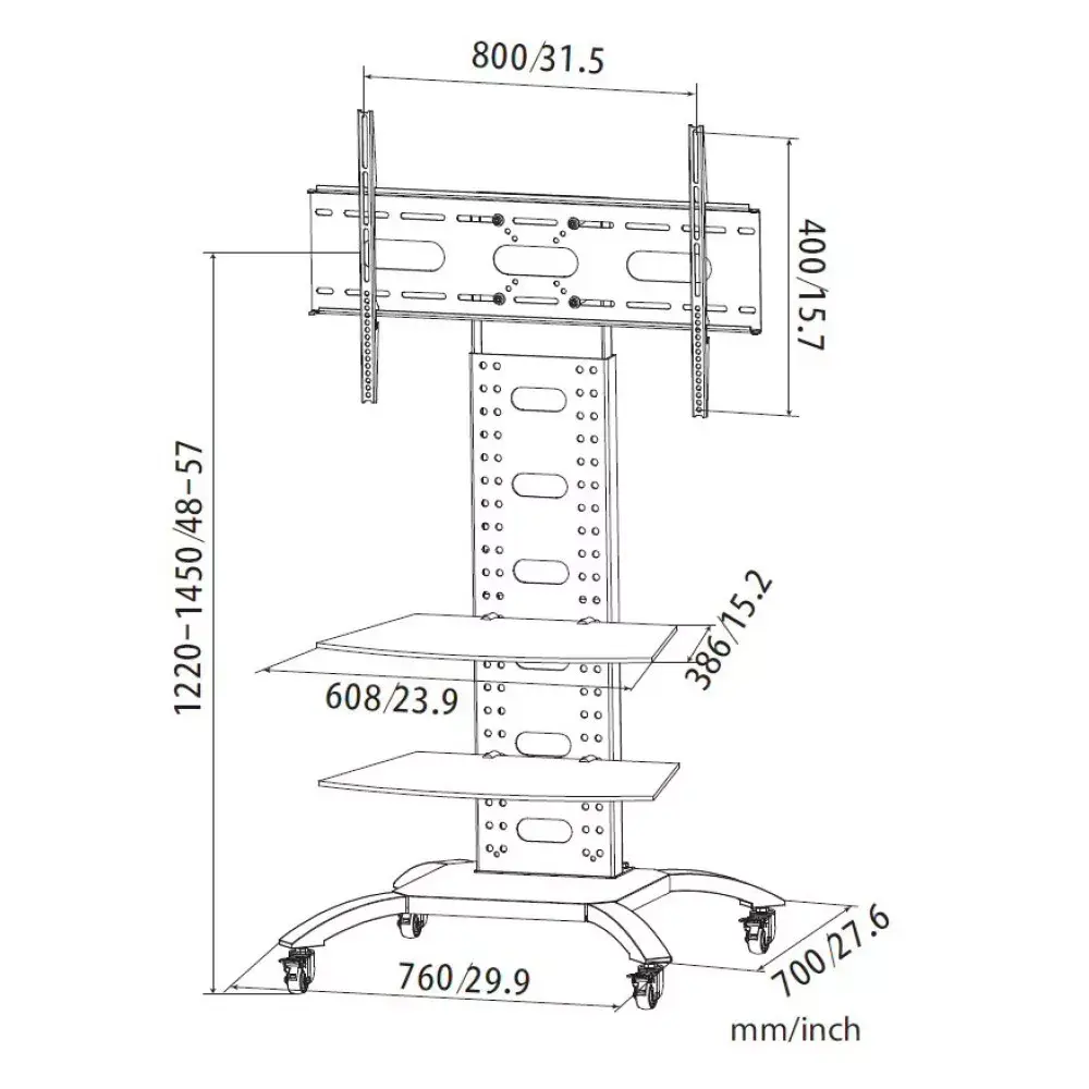 TECHLY ICA-TR8 display mount for 32"–70" Photo 3