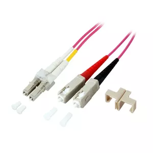 Оптоволоконный кабель EFB Elektronik LC-SC 50/125µ InfiniBand 0.5 м Розовый