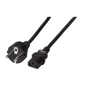 Power Cable EFB Elektronik EK508SW.5 Black 5 m CEE7/7 C13 Coupler