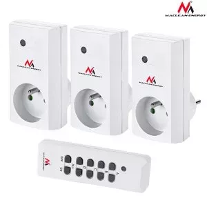Maclean MCE153 power extension 1 AC outlet(s) Indoor White