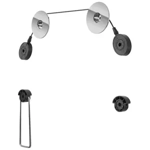 TV Mount Goobay EasyMount L 139.7 cm (55) Black Silver