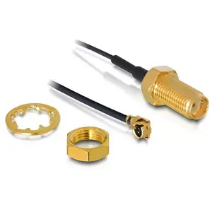 Соединитель DeLOCK 88417 I-PEX M SMA F черный