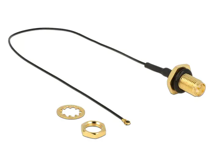 Coaxial Cable DeLOCK 0.2m RP-SMA/MHF IV Photo 2